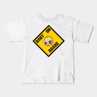 Baby on Board Caution Kids T-Shirt